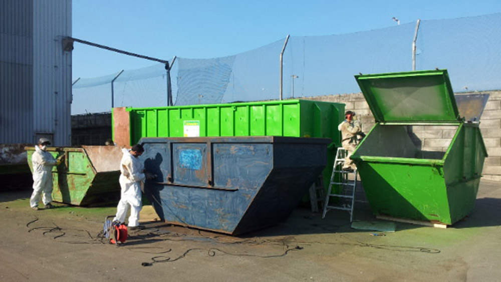 unabhaengig_2 vor Ort Containerinstandsetzung und Lackierung